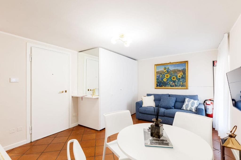 **Living Room** with Sofa and Dining Table